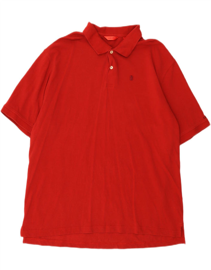 Izod Polo Hombre 2XL Algodón Rojo