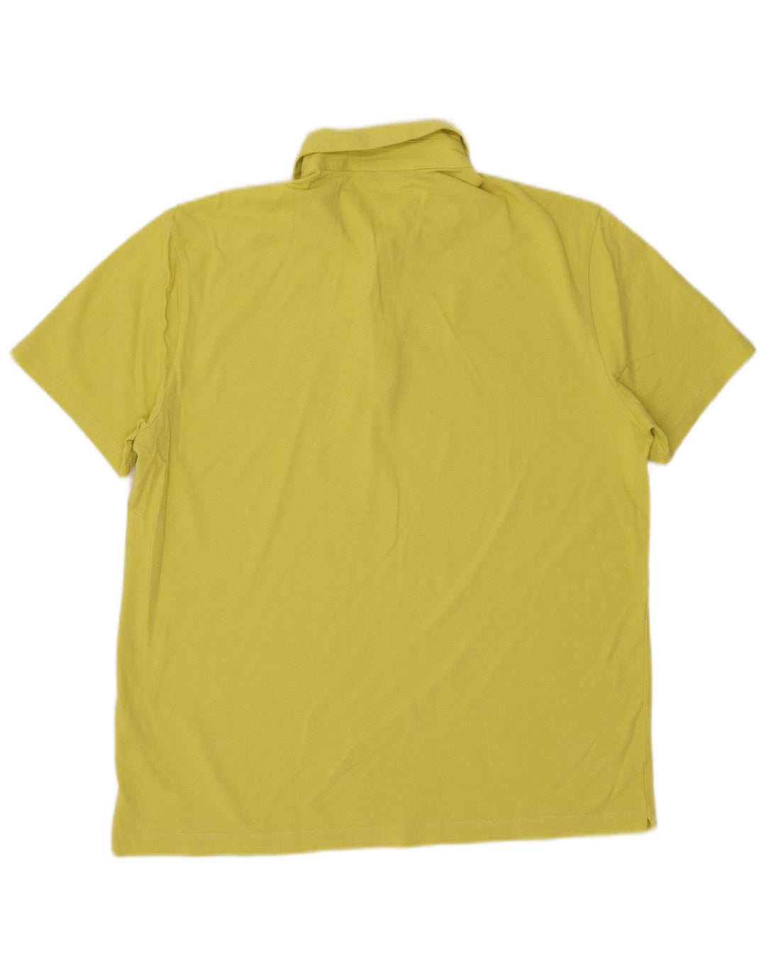 Polo Massimo Dutti Hombre Large Amarillo Algodón