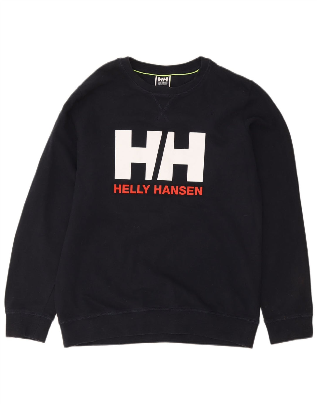 HELLY HANSEN Sudadera gráfica para hombre Jumper XL Azul marino Algodón