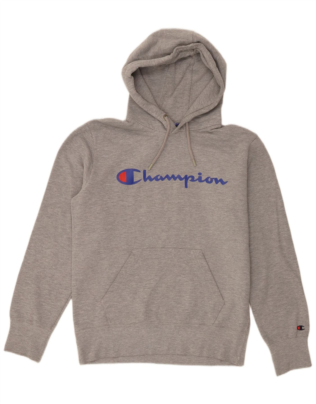 Champion Sudadera Con Capucha Y Estampado Gráfico Gris Medio Moteado