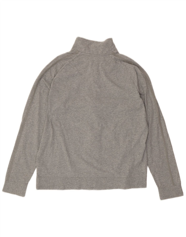 NIKE Mens Graphic Chándal Top Chaqueta Grande Gris Algodón