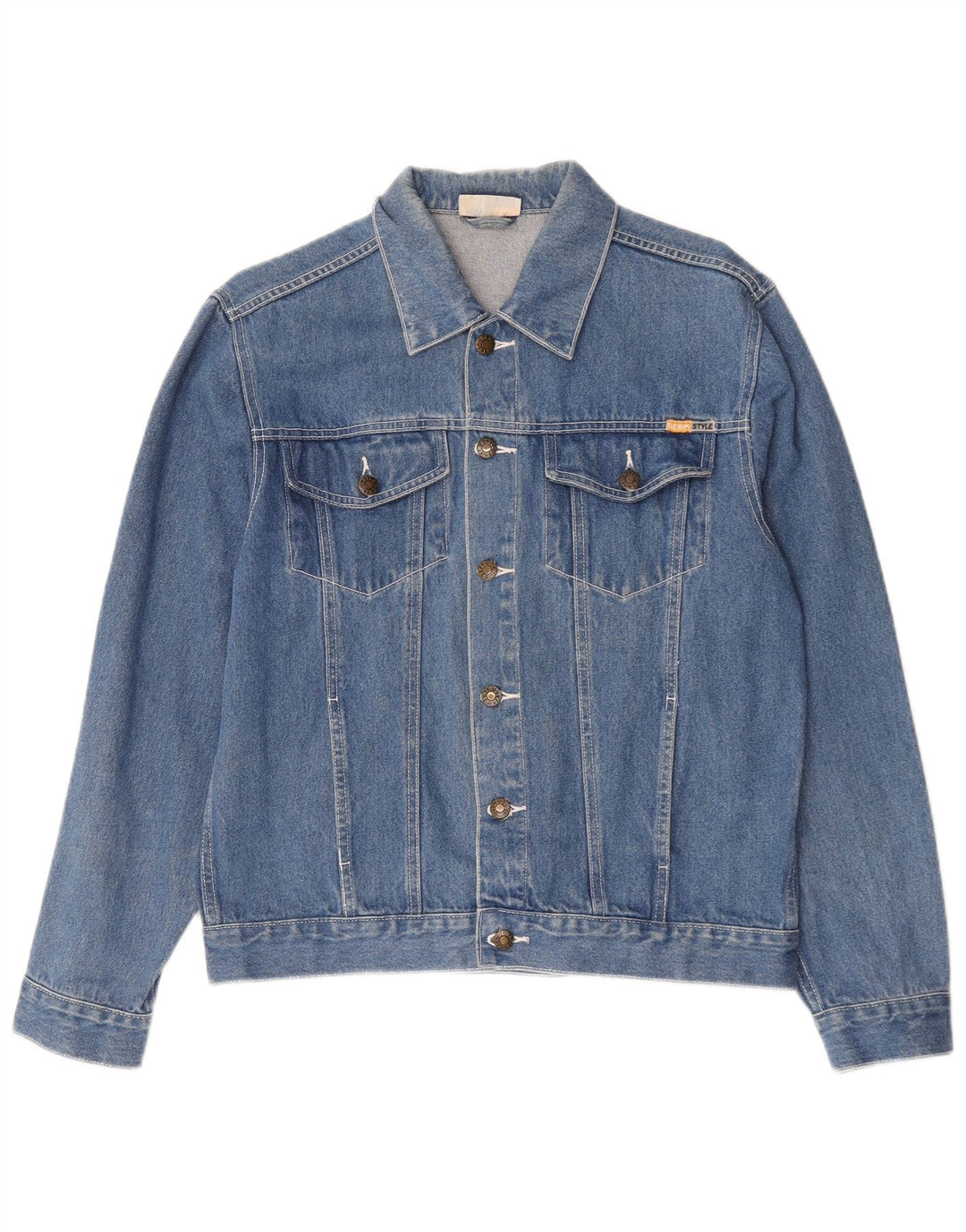 Chaqueta vaquera para hombre estilo denim EU 50 Algodón azul grande