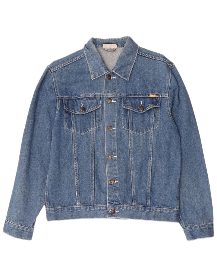 Chaqueta vaquera para hombre estilo denim EU 50 Algodón azul grande