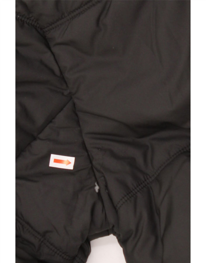 JACK WOLFSKIN Chaqueta acolchada con capucha para hombre UK 40 Medium Negro Poliéster