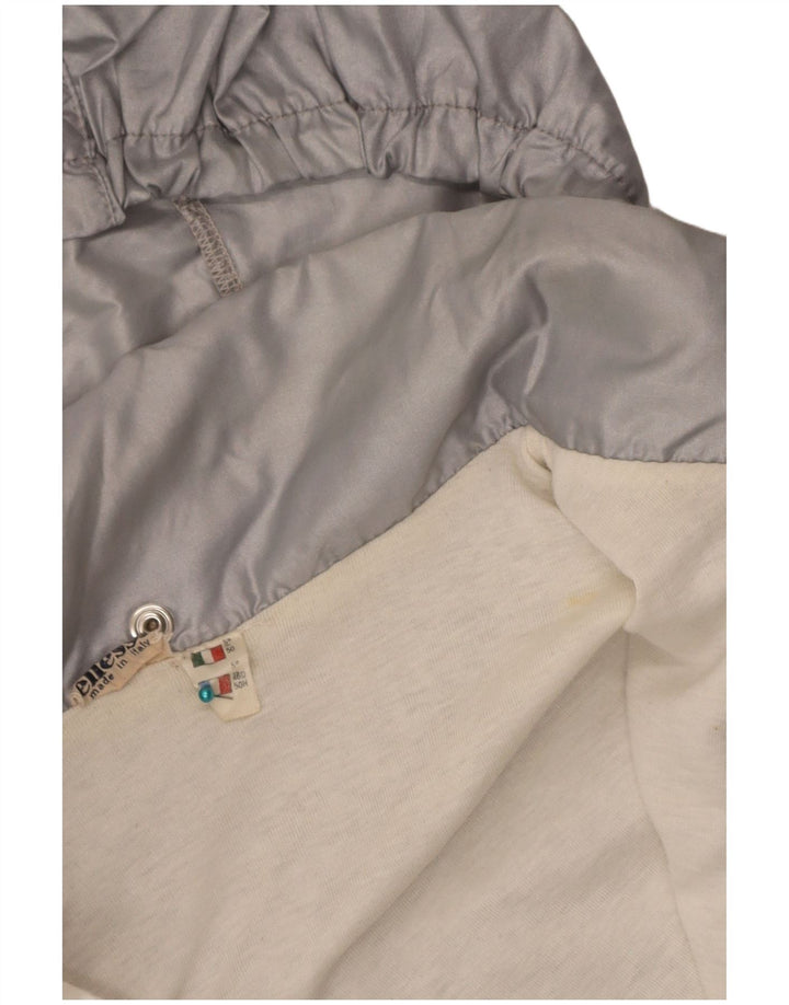 Ellesse Chaqueta de chándal con capucha para hombre IT 50 Medium Silver Colourblock