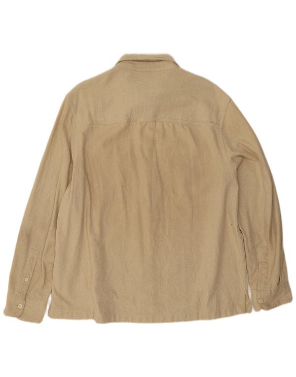 Zara Hombre Camisa XL Beige