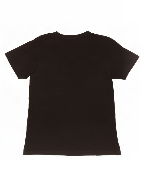 Puma Camiseta gráfica para hombre Top Medium Black Cotton