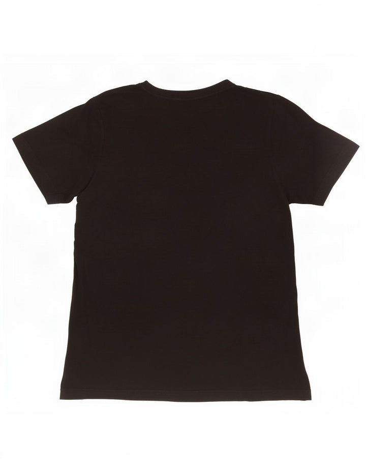 Puma Camiseta gráfica para hombre Top Medium Black Cotton