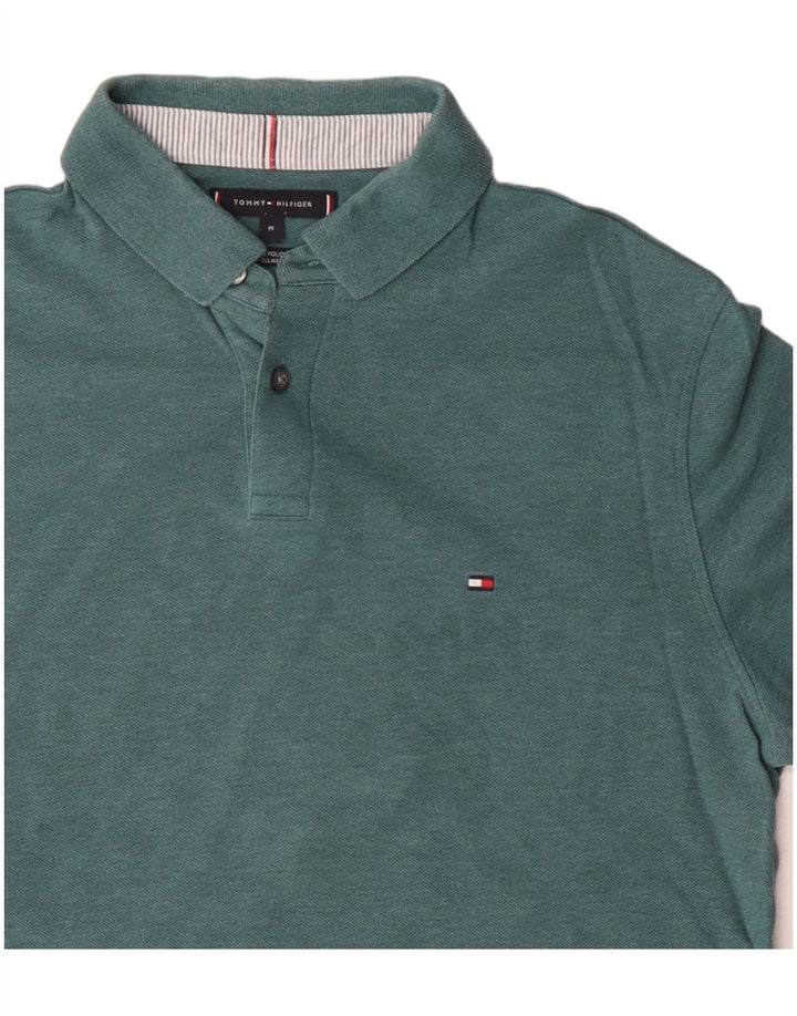 Polo Tommy Hilfiger Hombre Algodón Azul Medio
