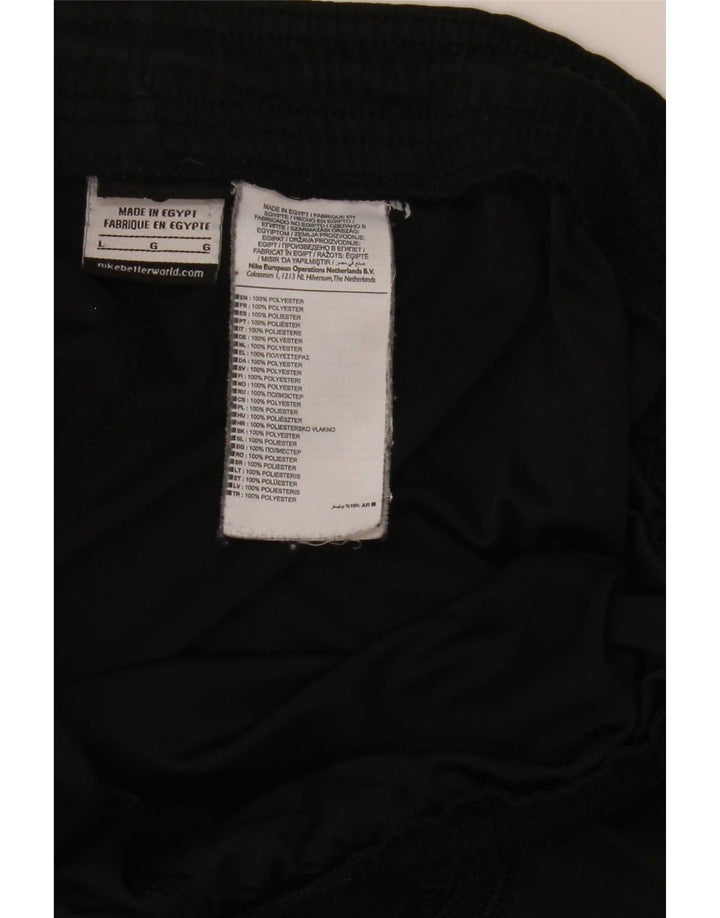 Nike Dri Fit - Pantalones cortos deportivos para hombre (poliéster), color negro