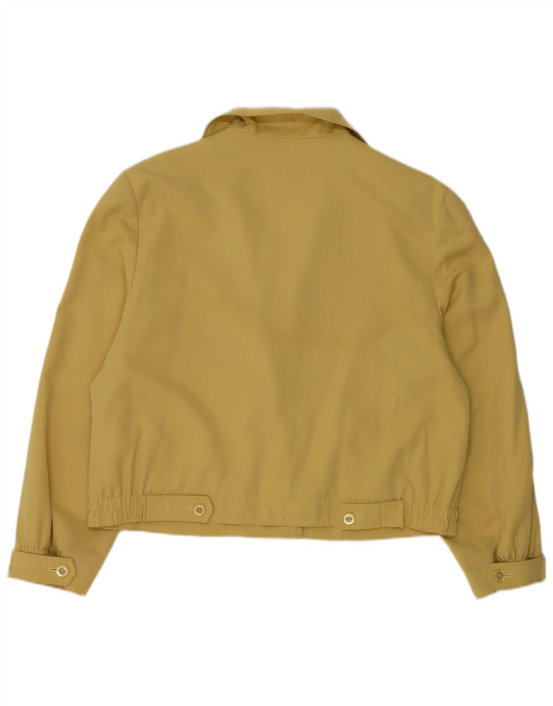 Carlo Comberti Chaqueta Bomber De Doble Botonadura Para Mujer IT 44 Amarillo Medio