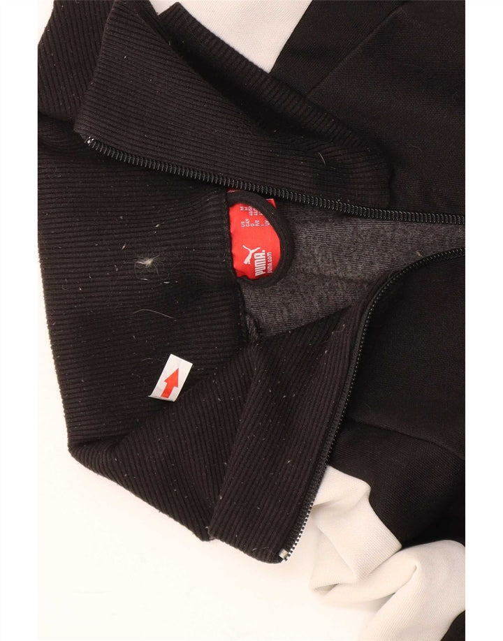 Puma Chaqueta De Chándal Con Gráfico Para Hombre Poliéster Color Block Negro Mediano