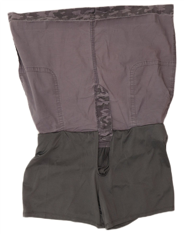 LEE Falda pantalón para mujer US 14 XL Gris Camuflaje Algodón