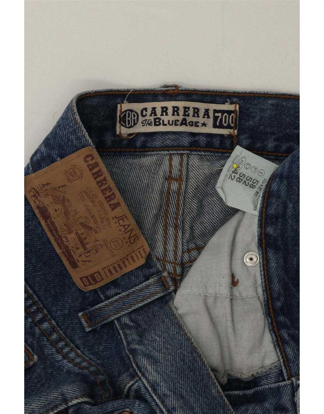 Carrera Jeans rectos para hombre 700 W42 L31 Algodón azul