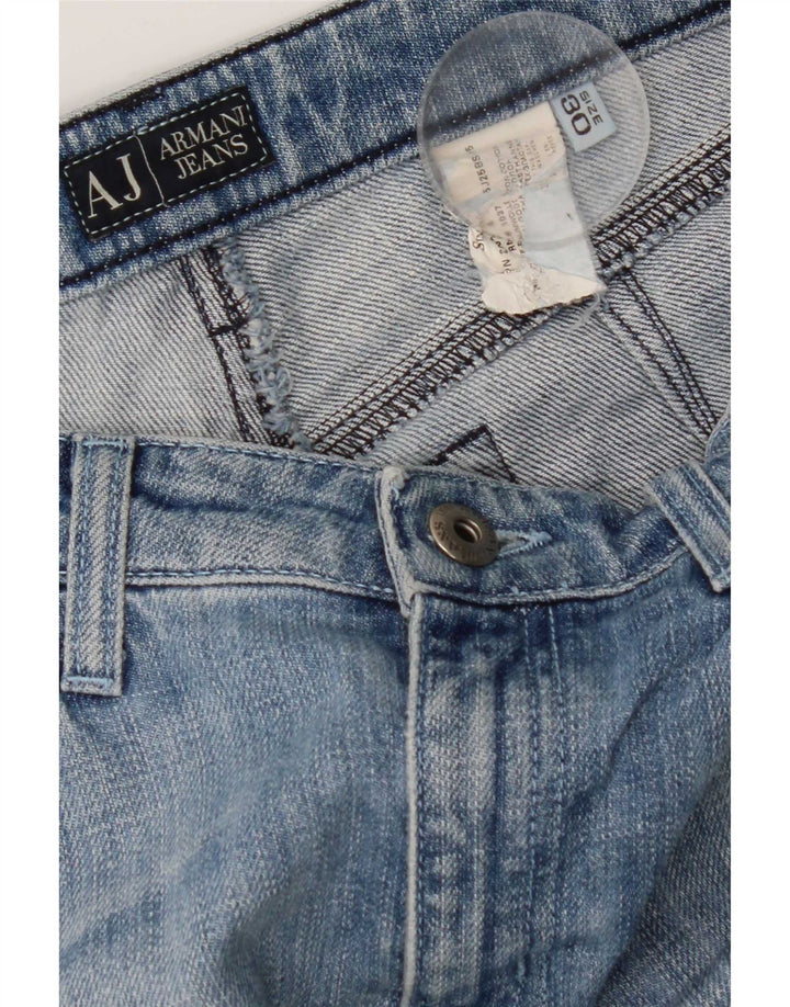Jeans Armani Mujer Bootcut W30 L29 Algodón Azul
