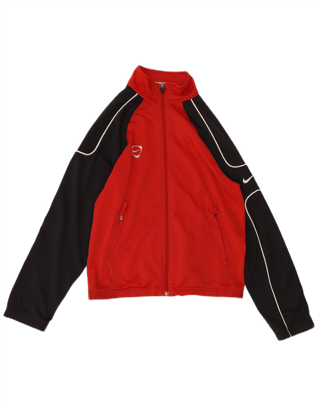 Nike - Chaqueta de chándal para hombre, talla 35/37, talla pequeña, color rojo, poliéster