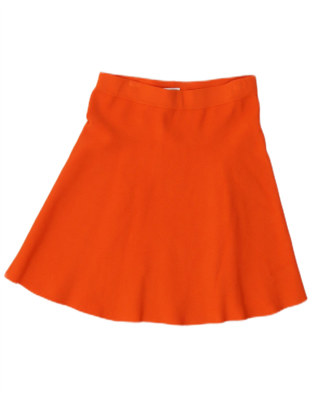 BENETTON Falda Acampanada para Mujer Pequeña W26 Viscosa Naranja