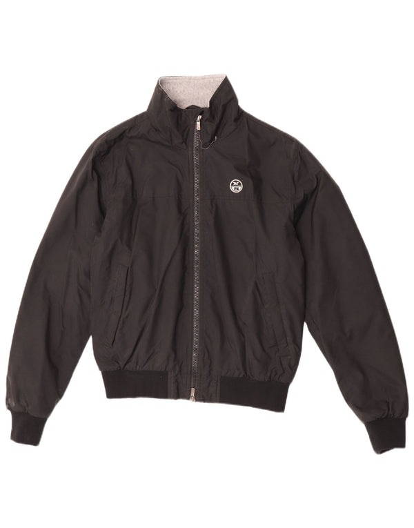 North Sails Chaqueta Bomber para Hombre UK 36 Small Poliamida Negra