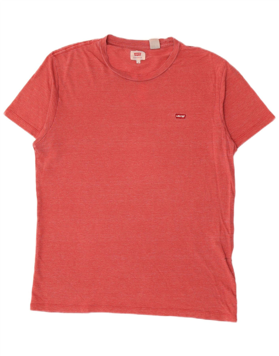 Camiseta Levi's para hombre Top Medium de algodón moteado rojo