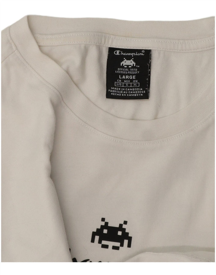 Champion Camiseta Gráfica para Hombre Top Grande Blanco