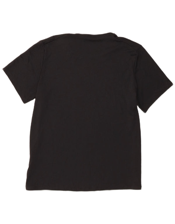 Nike - Camiseta Dri Fit para hombre, talla grande, poliéster negro