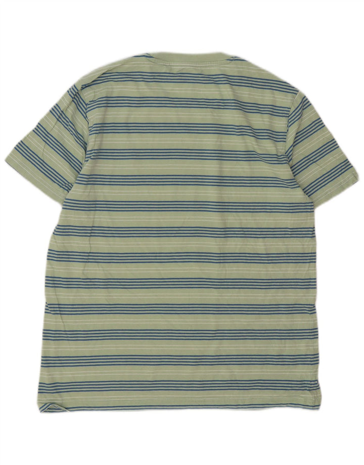 Penguin - Camiseta para hombre, talla grande, color verde a rayas