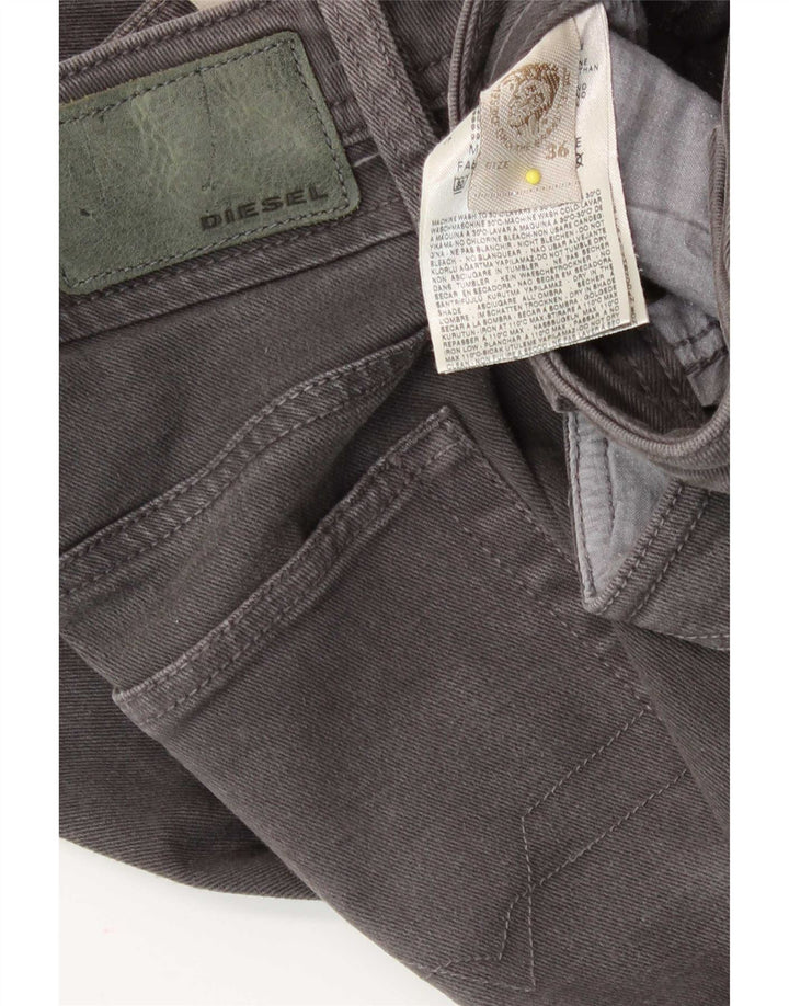 Diesel Vaqueros ajustados para hombre W36 L34 Algodón gris