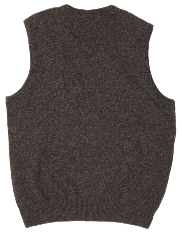 Joop Camiseta sin mangas para hombre IT 48 Medium Black Lana virgen moteada