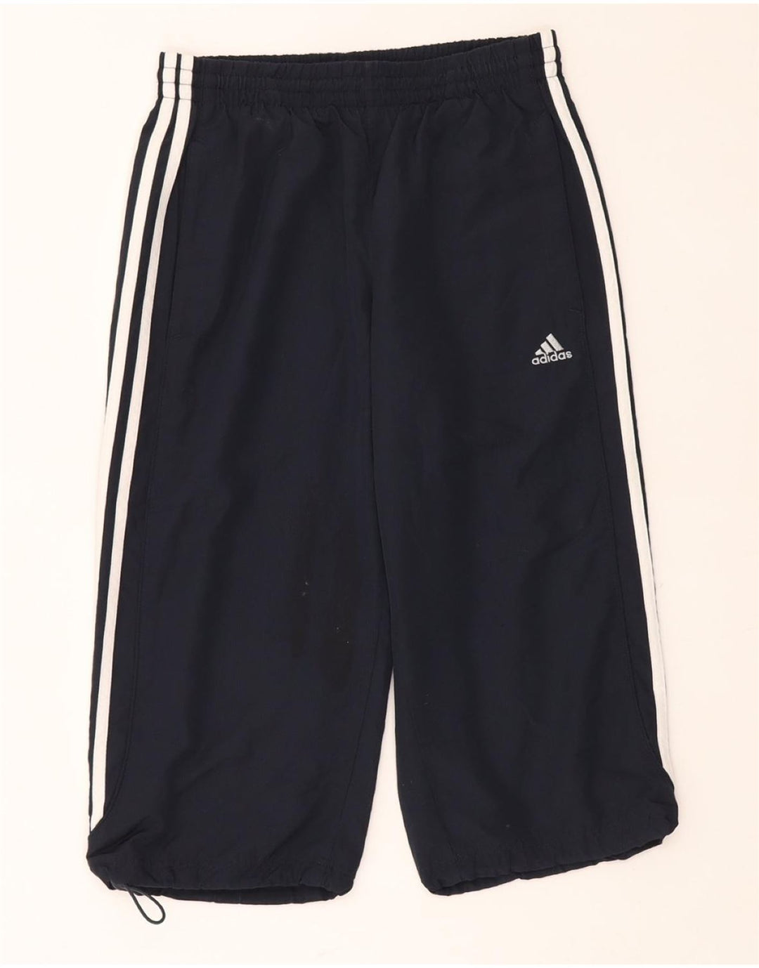 ADIDAS Mujer Climalite Capri Chándal Pantalones UK 6 XS Azul Marino