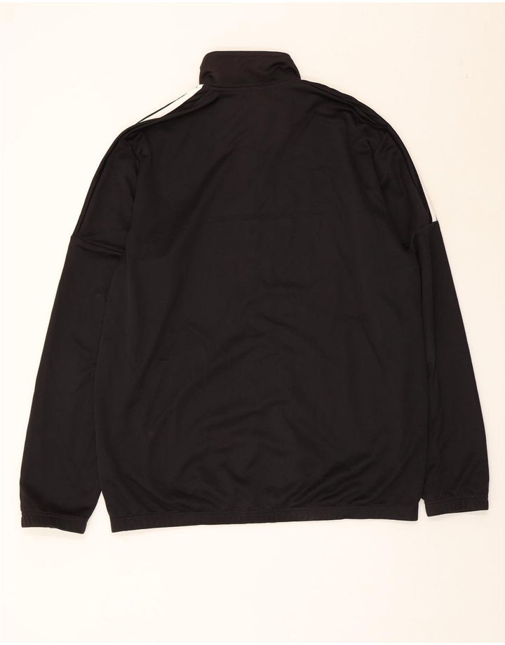 Adidas Hombre Chándal Top Chaqueta XL Negro Poliéster