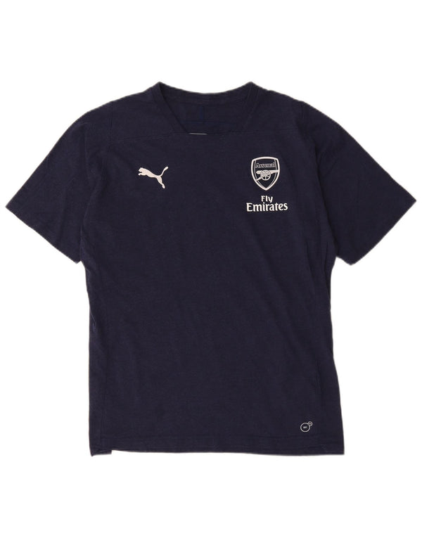 Puma Mens Arsenal Graphic Camiseta Top Grande Azul Marino Poliéster