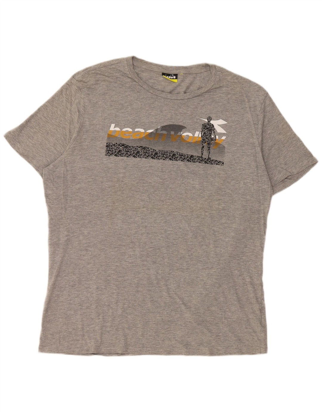 DIADORA Camiseta Gráfica Hombre Top XL Gris Algodón