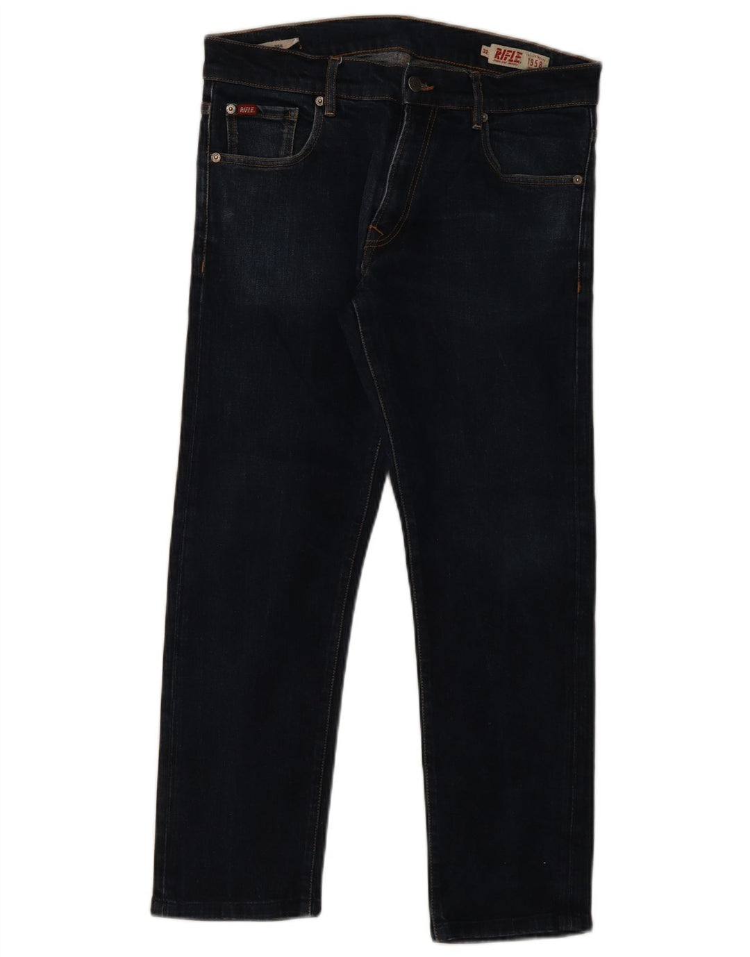 Vaqueros ajustados para hombre Rifle W32 L26 Azul marino