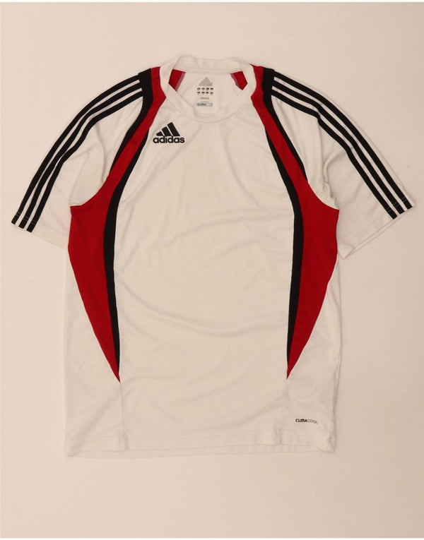 Camiseta ADIDAS Clima 365 para hombre UK 40/42 Medium White Colourblock