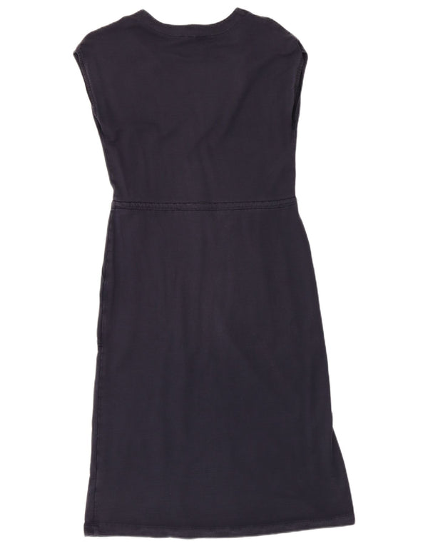 Tommy Hilfiger Vestido acampanado para mujer UK 6 XS Viscosa azul marino