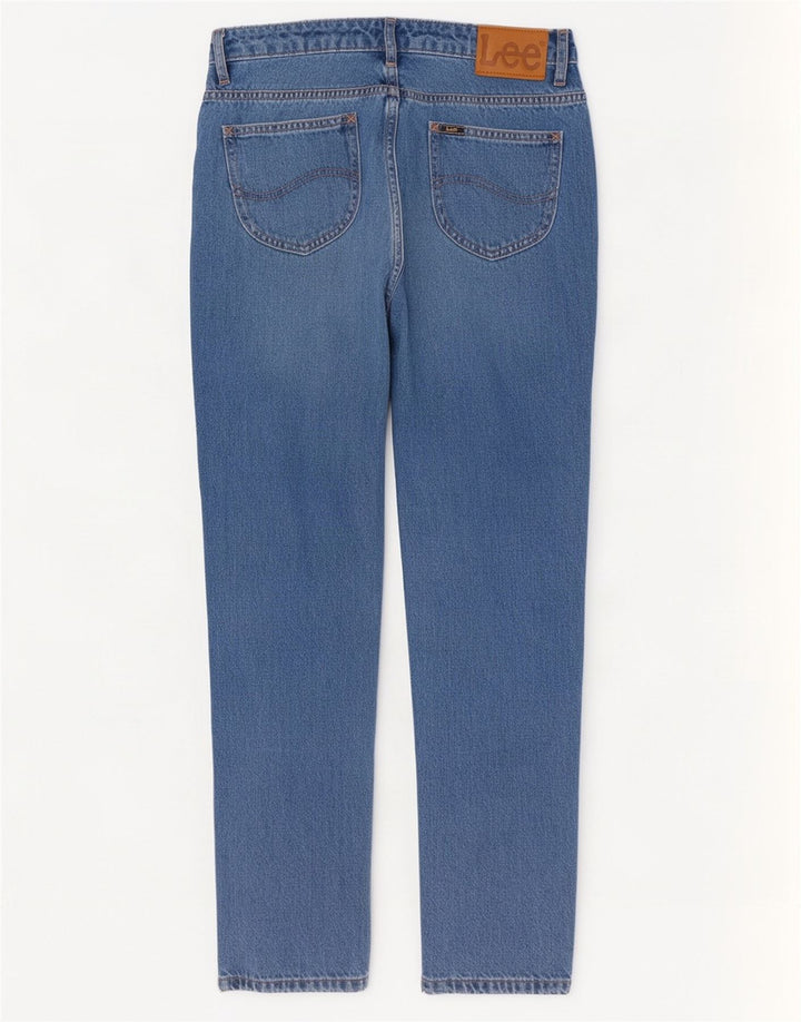 Vaqueros Cónicos Lee Mujer W27 L29 Algodón Azul