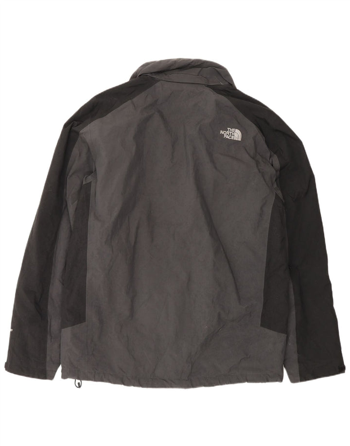 The North Face Chaqueta cortavientos para hombre UK 38 Nylon color block gris medio