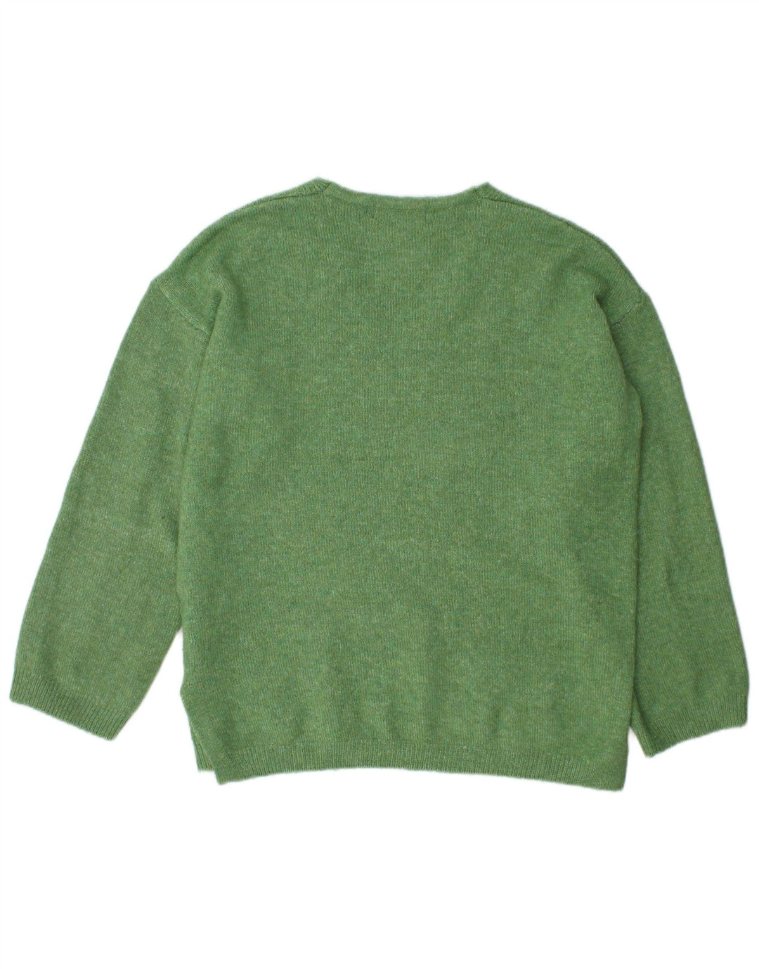 Marks & Spencer Jersey extragrande con cuello en V para mujer UK 40 Verde medio