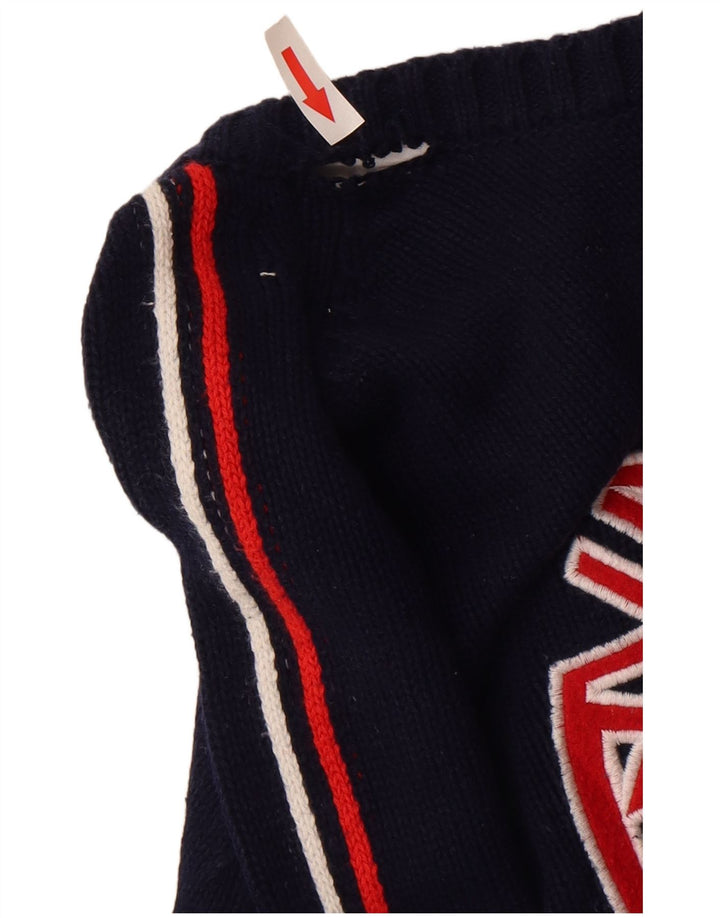 Timberland Suéter con Cuello Redondo para Niños 13-14 Años Pequeño Azul Marino