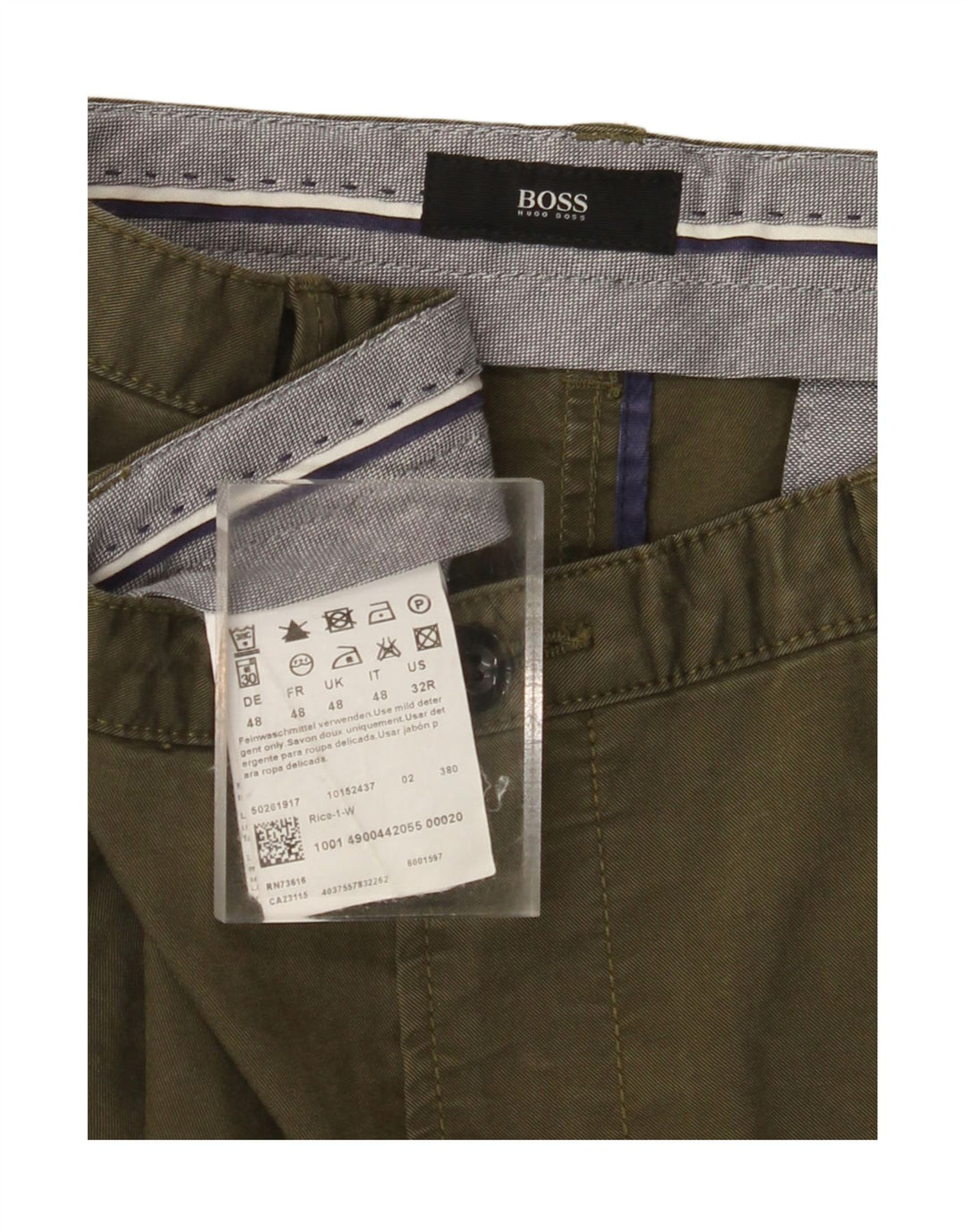 Pantalón chino recto para hombre IT 48 Medium W32 L29
