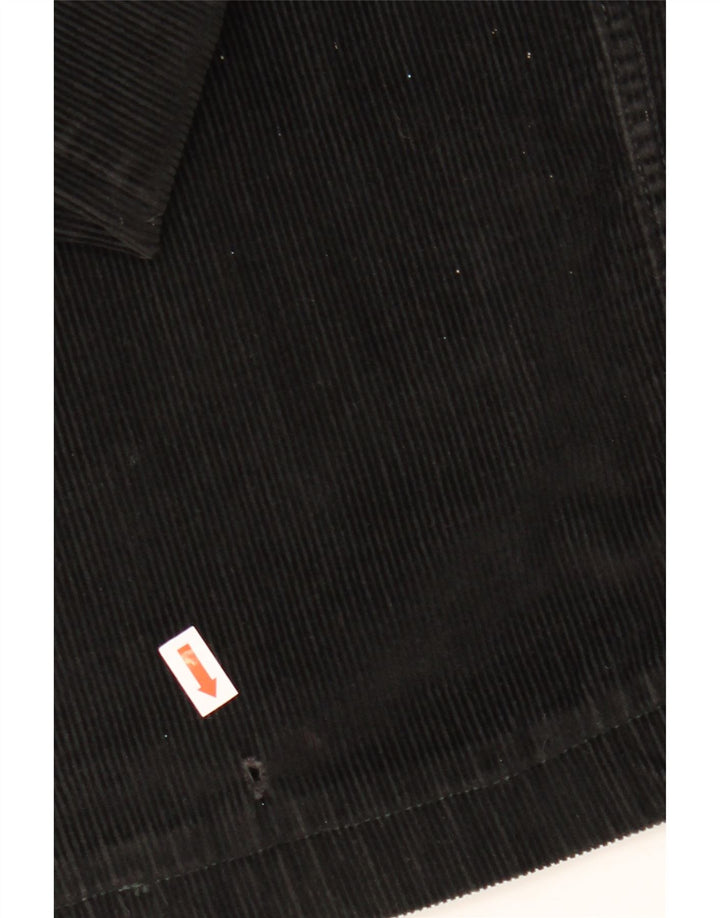 CONTE OF FLORENCE Pantalones cortos de pana para hombre IT 50 Large W34 L25 Negro