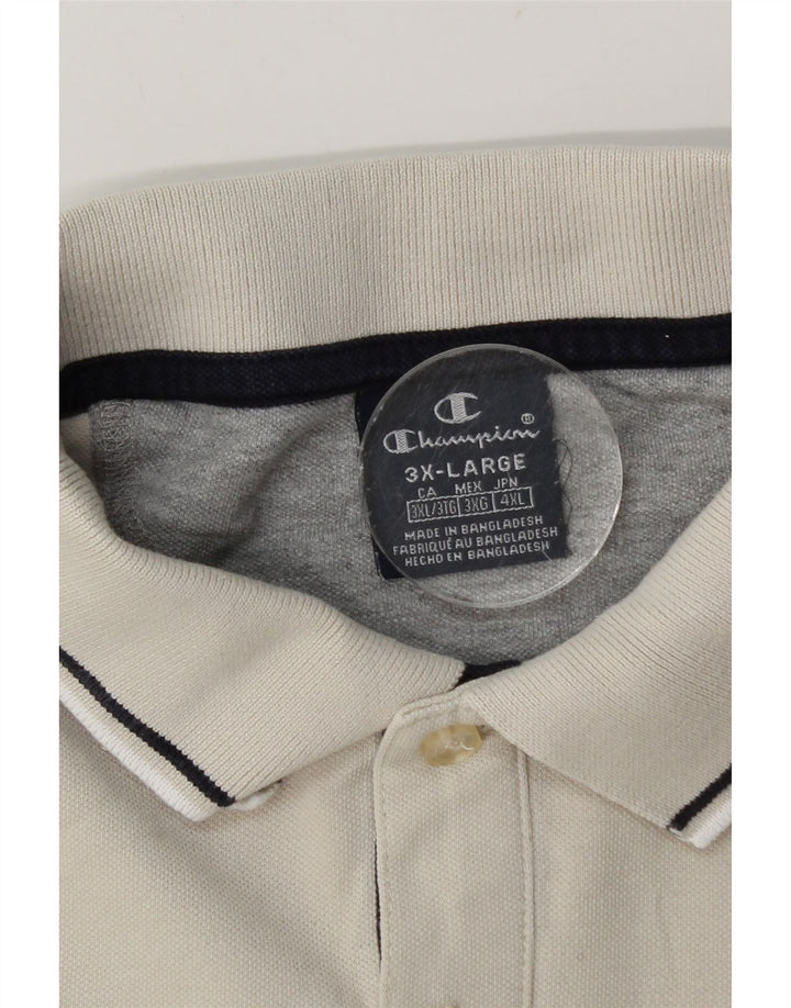 Champion Polo Para Hombre 3XL Blanco Roto
