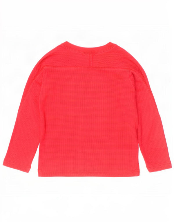 Polo Ralph Lauren Camiseta Bebé Niño Manga Larga 18-24 Meses Algodón Rojo