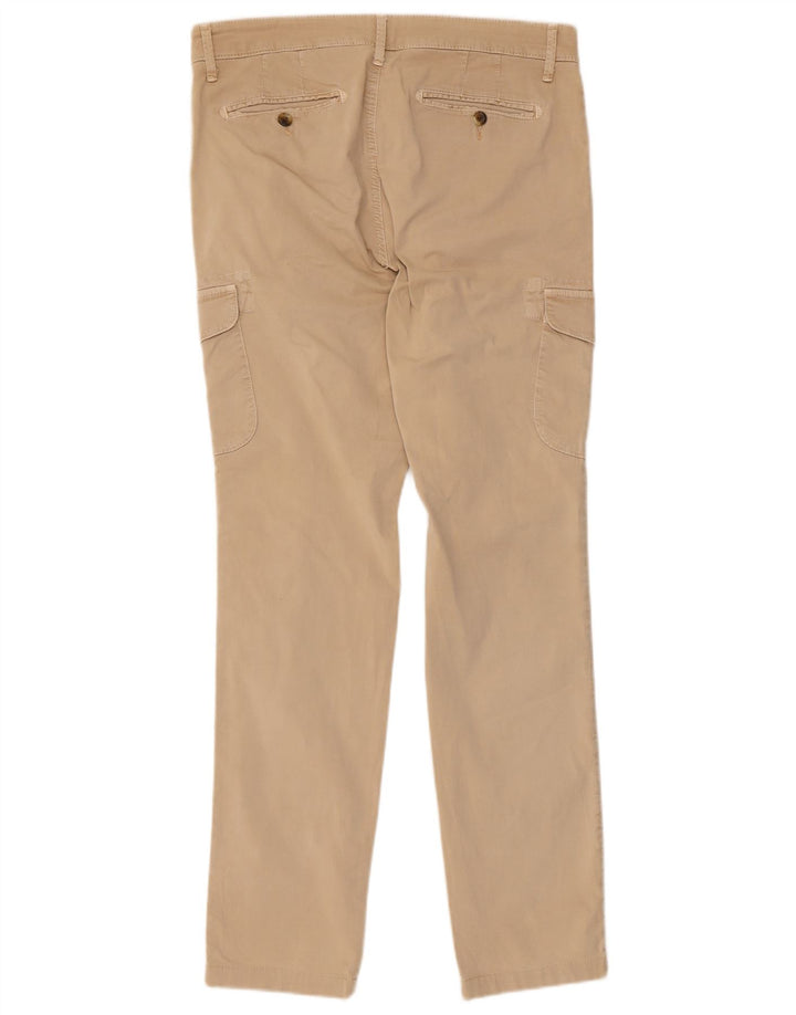 RIFLE Pantalones cargo ajustados para hombre W31 L30 Beige
