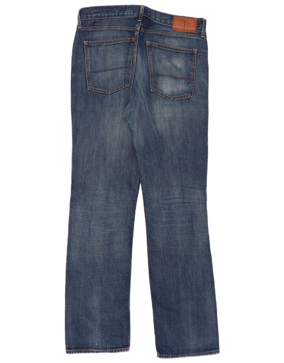 TOMMY HILFIGER Vaqueros rectos para hombre W34 L32 Algodón azul