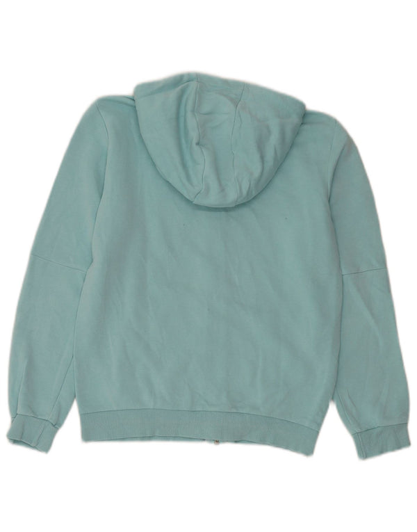 Puma Sudadera con capucha y cremallera gráfica para niños 11-12 años Algodón color block azul