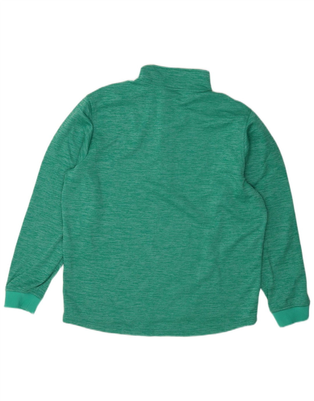 Under Armour Sudadera con cremallera y cuello tipo jersey para hombre, talla grande, color turquesa