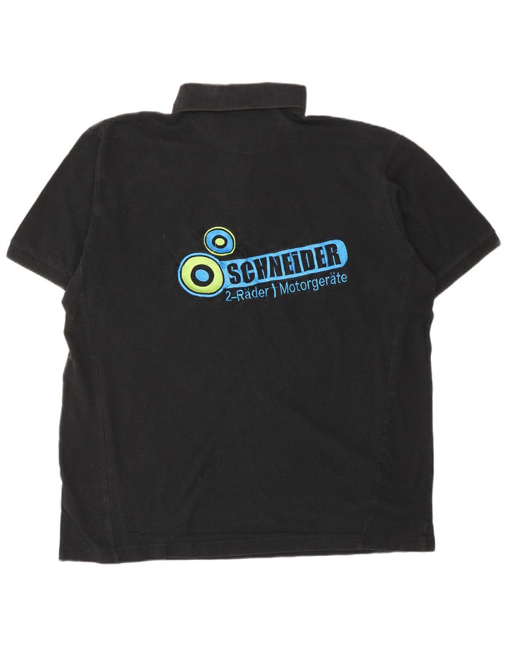 DICKIES Polo gráfico para hombre XL Algodón negro