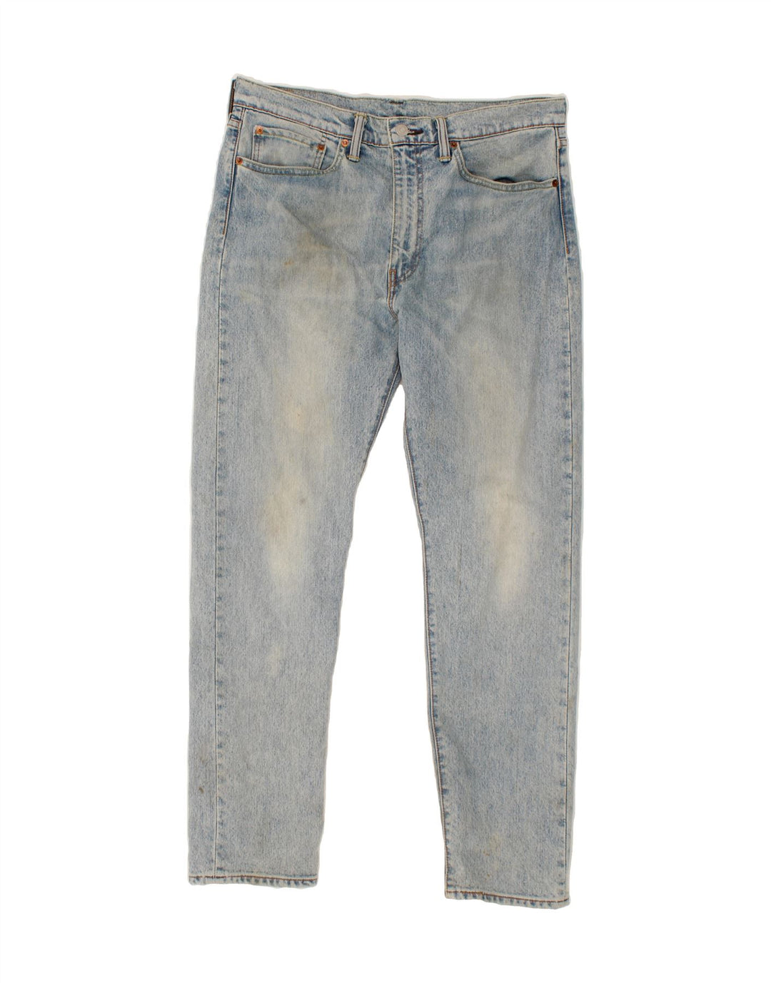 LEVI'S Mens 522 Slim Tapered Jeans W34 L32 Blue Cotton Vintage Levi's and Second-Hand Levi's from Messina Hembry 