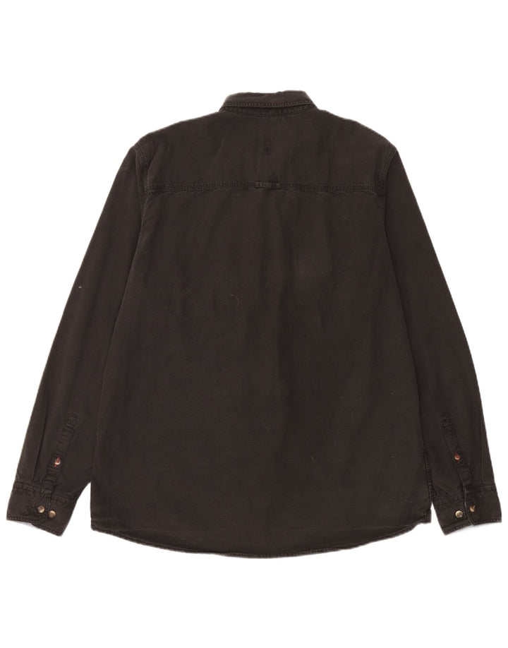 Camisa ajustada para hombre Fat Face XL Algodón negro